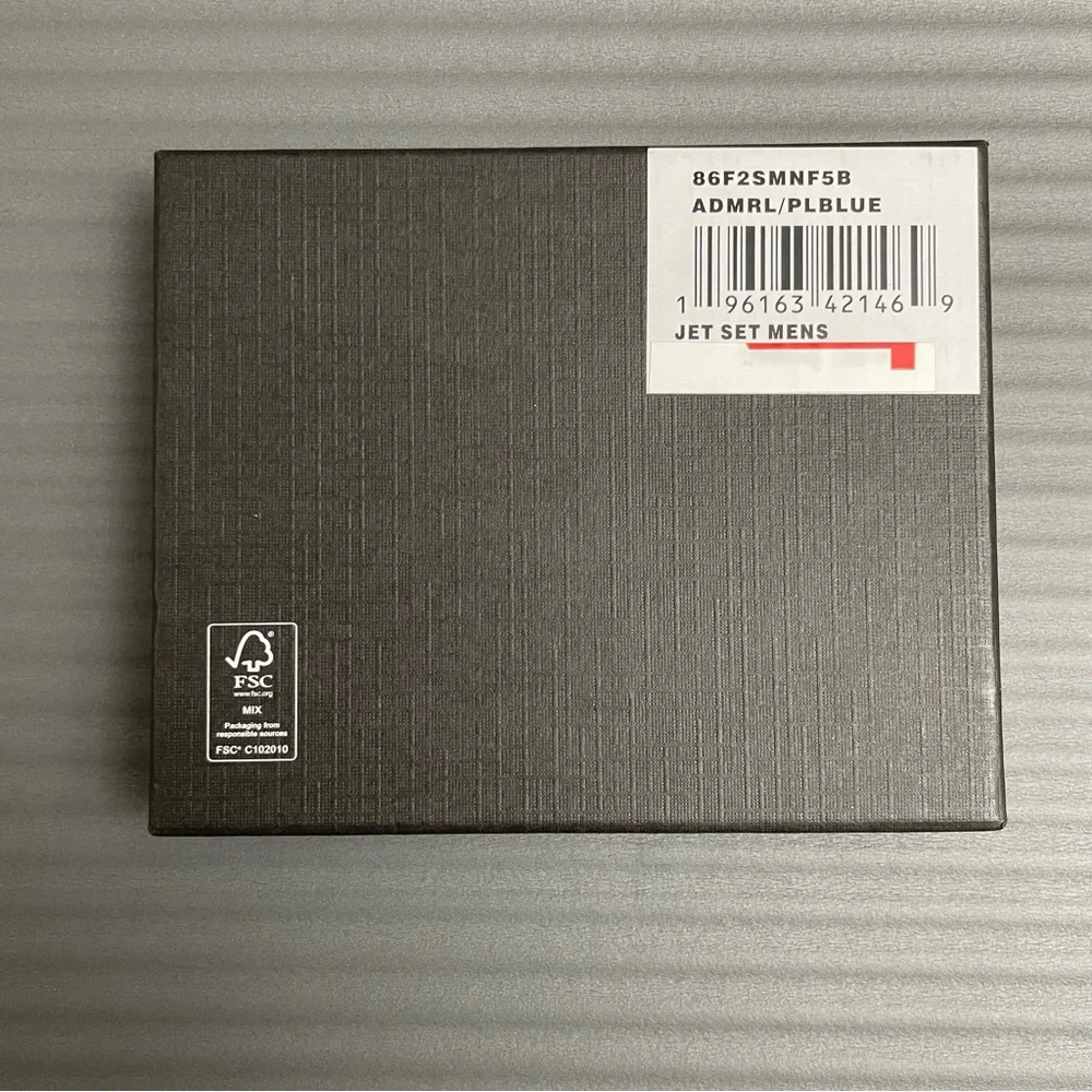 Michael Kors ADMRL/PLBLUE Slim Billfold Wallet New 6 Card Slots Luxury Gift - Picture 6 of 17